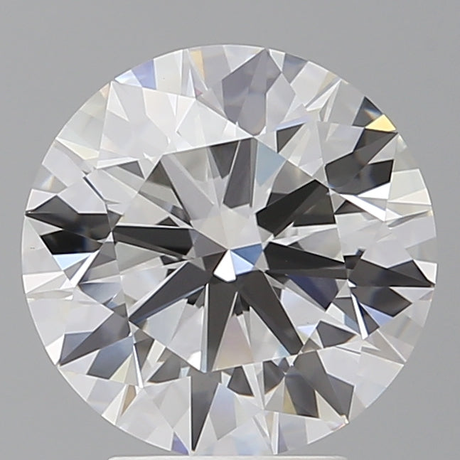 4.03 Carat Round Shaped, Ideal Cut, E Color, VVS2 Clarity, IGI Certified Lab Grown Diamond