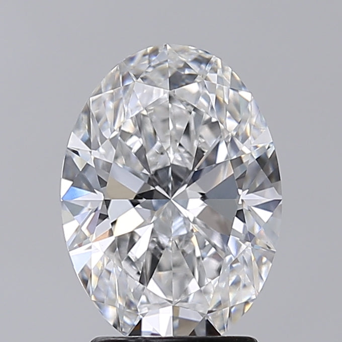 2.51 Carat Oval Shaped, Excellent Cut, D Color, VVS2 Clarity, IGI Certified Lab Grown Diamond