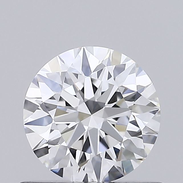 0.53 Carat Round Shaped, Ideal Cut, D Color, VVS2 Clarity, IGI Certified Lab Grown Diamond