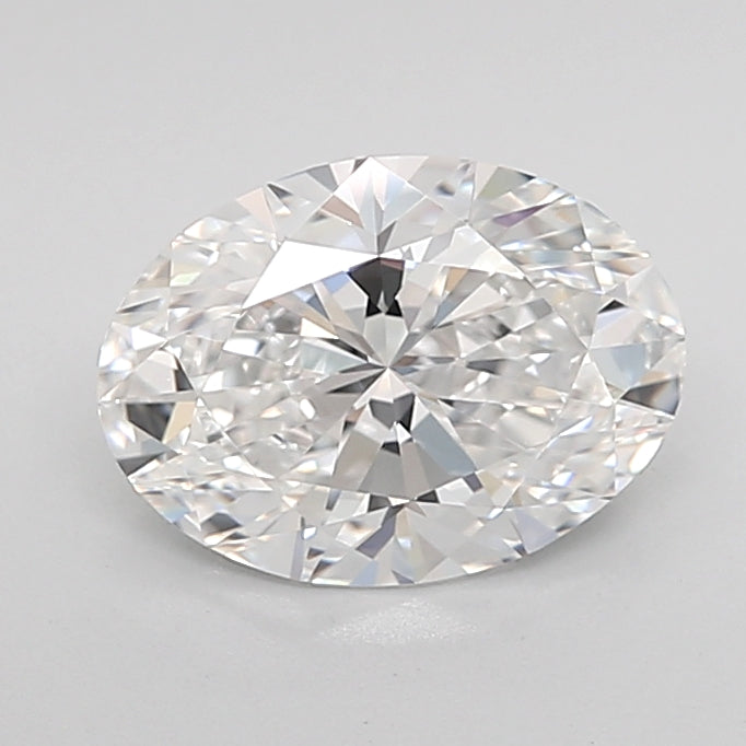 1.54 Carat Oval Shaped, Ideal Cut, D Color, IF Clarity, IGI Certified Lab Grown Diamond