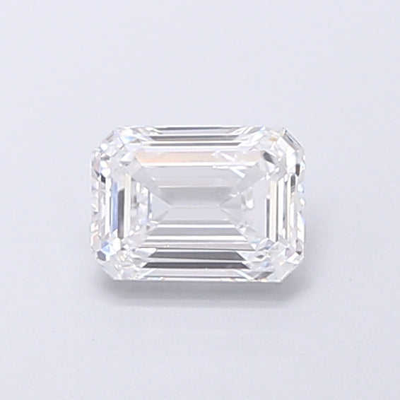 0.61 Carat Emerald Shaped, Very Good Cut, D Color, VVS1 Clarity, IGI Certified Lab Grown Diamond