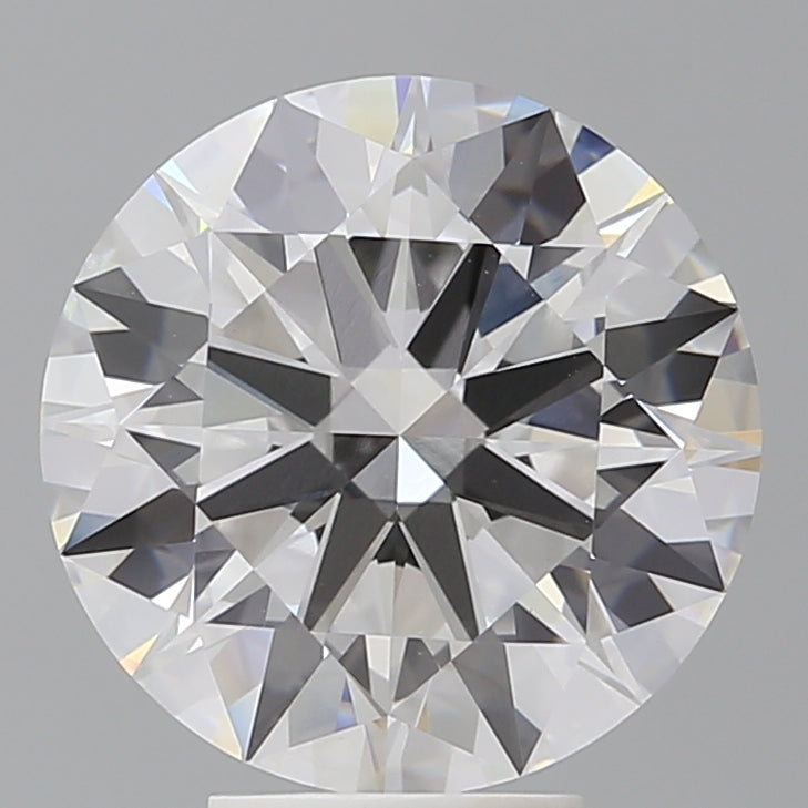 5.55 Carat Round Shaped, Ideal Cut, E Color, VVS2 Clarity, IGI Certified Lab Grown Diamond