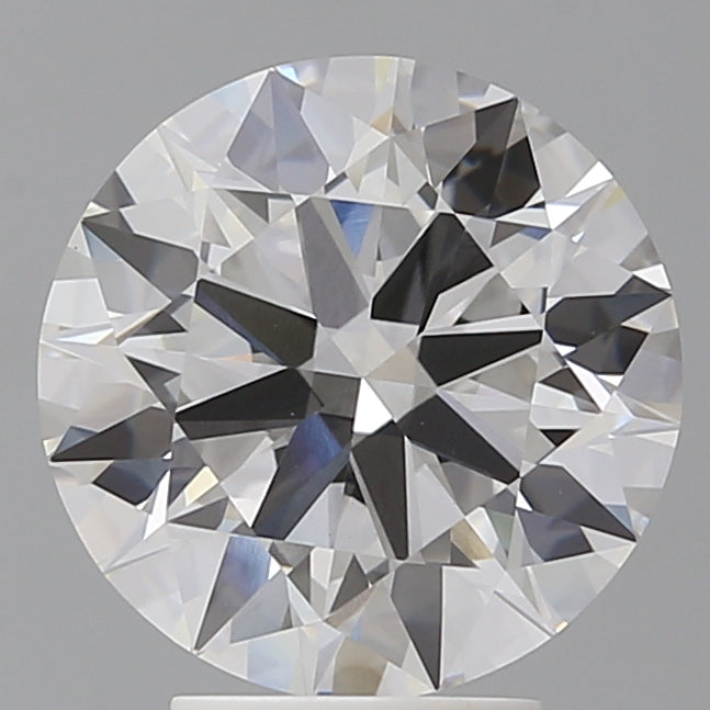 4.09 Carat Round Shaped, Ideal Cut, E Color, VVS2 Clarity, IGI Certified Lab Grown Diamond