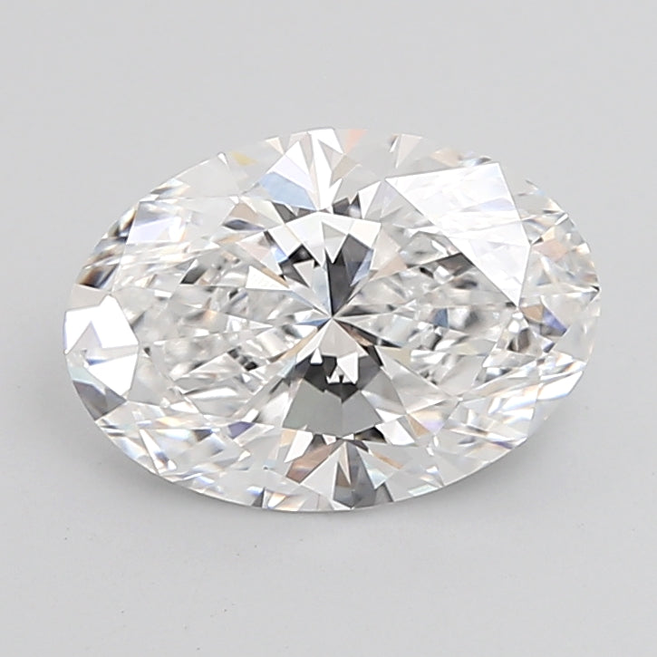 4.03 Carat Oval Shaped, Ideal Cut, D Color, VVS2 Clarity, IGI Certified Lab Grown Diamond