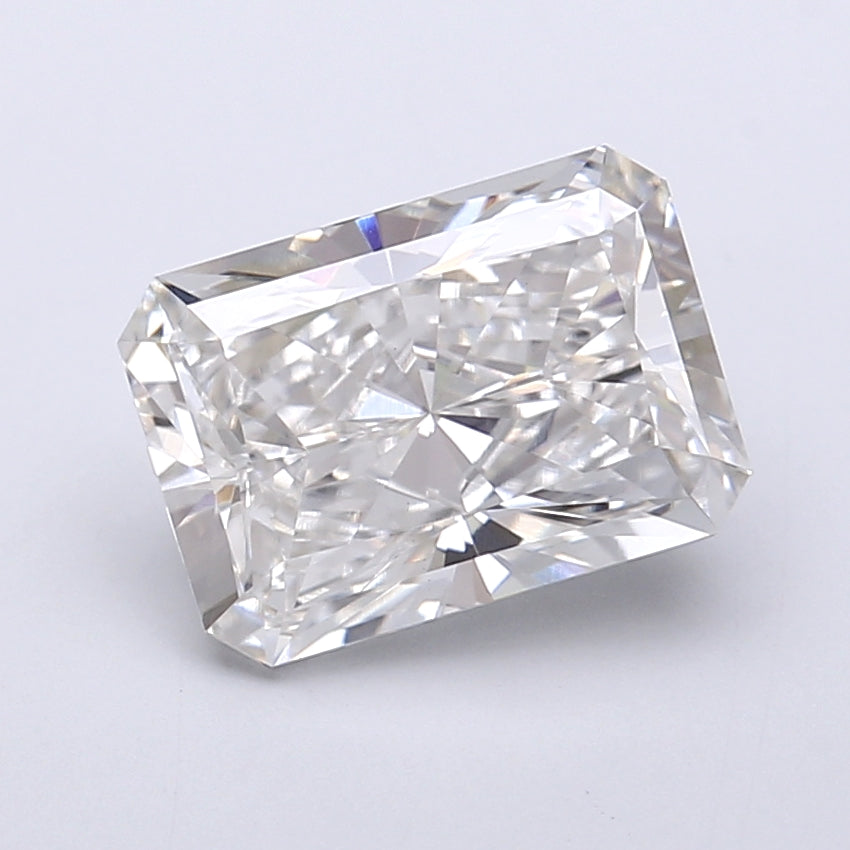 3.01 Carat Radiant Shaped, Very Good Cut, F Color, VS1 Clarity, IGI Certified Lab Grown Diamond