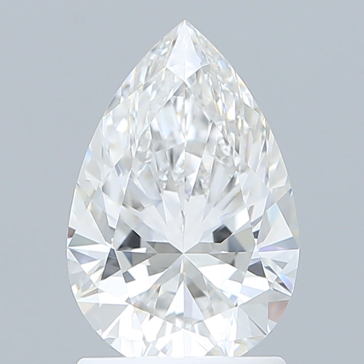 1.59 Carat Pear Shaped, Ideal Cut, E Color, VVS1 Clarity, IGI Certified Lab Grown Diamond