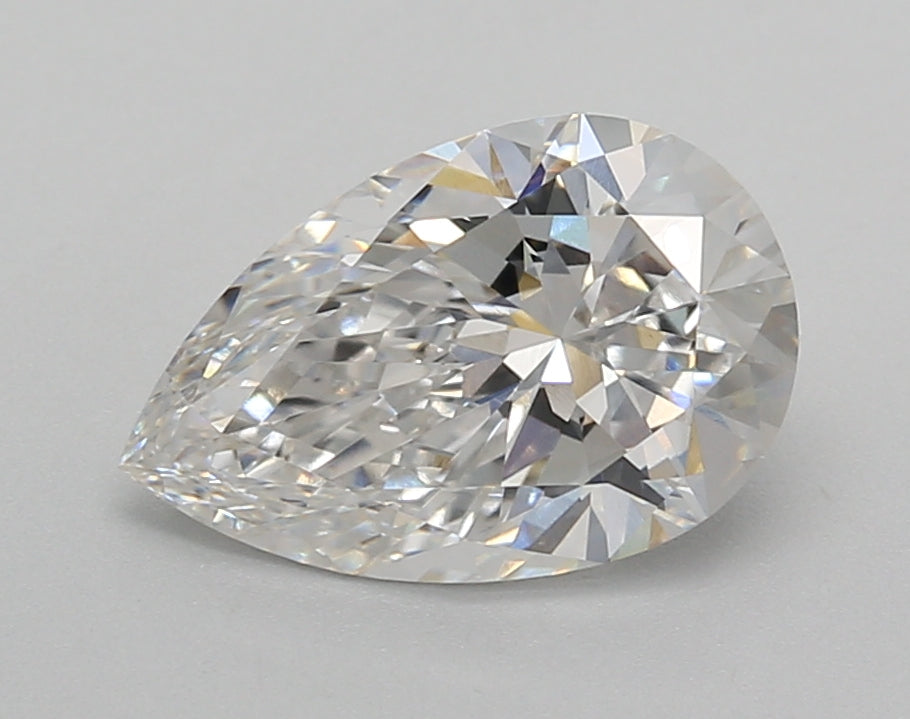 2.01 Carat Pear Shaped, Very Good Cut, F Color, VVS2 Clarity, IGI Certified Lab Grown Diamond