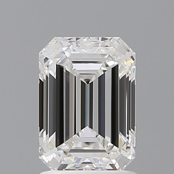 1.55 Carat Emerald Shaped, Ideal Cut, E Color, VVS2 Clarity, IGI Certified Lab Grown Diamond