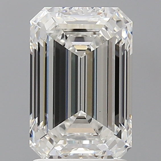 2.55 Carat Emerald Shaped, Ideal Cut, F Color, VS1 Clarity, IGI Certified Lab Grown Diamond