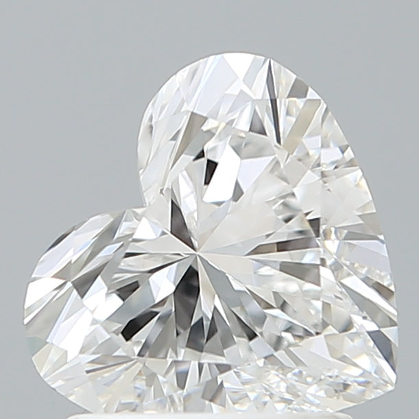 1.54 Carat Heart Shaped, Excellent Cut, E Color, VVS2 Clarity, IGI Certified Lab Grown Diamond