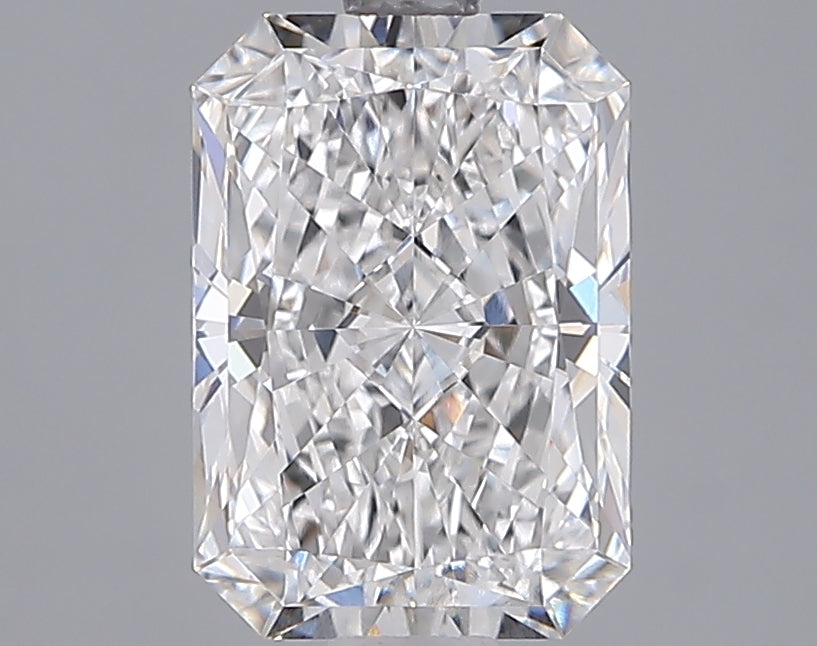 2.05 Carat Radiant Shaped, Ideal Cut, D Color, VVS2 Clarity, IGI Certified Lab Grown Diamond
