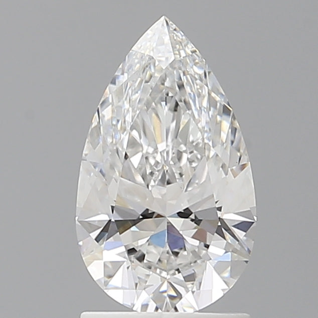1.51 Carat Pear Shaped, Ideal Cut, E Color, VS1 Clarity, IGI Certified Lab Grown Diamond