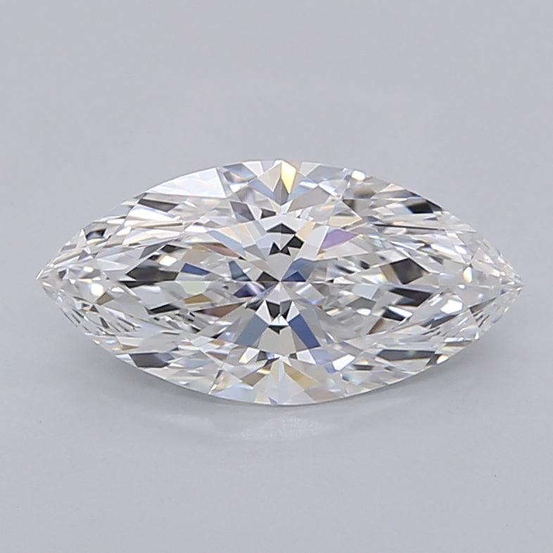 1.55 Carat Marquise Shaped, Ideal Cut, E Color, VVS2 Clarity, IGI Certified Lab Grown Diamond