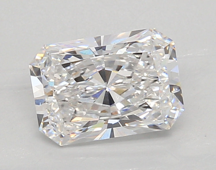 1.44 Carat Radiant Shaped, Ideal Cut, D Color, VS1 Clarity, IGI Certified Lab Grown Diamond