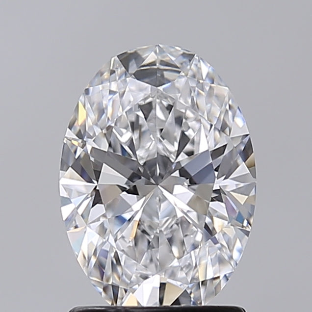 1.52 Carat Oval Shaped, Excellent Cut, D Color, VVS2 Clarity, IGI Certified Lab Grown Diamond