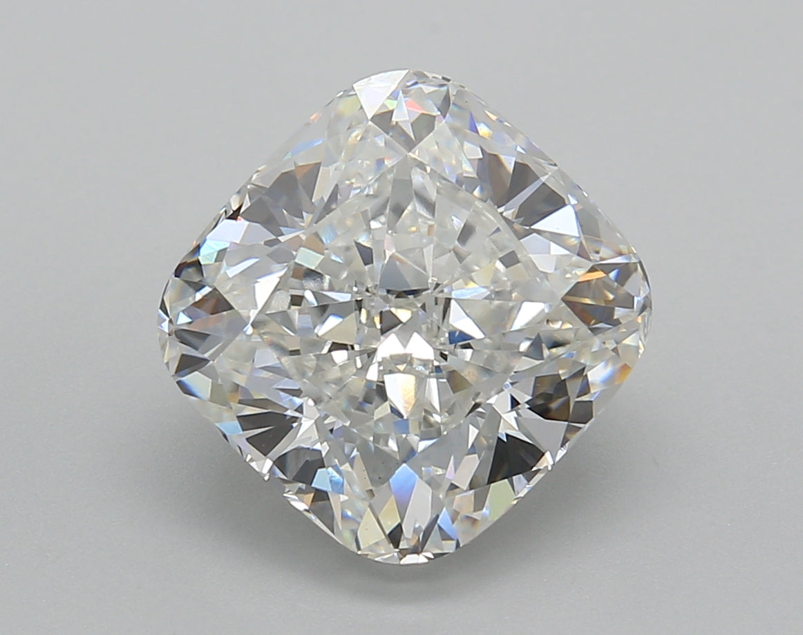 5.02 Carat Cushion Shaped, Excellent Cut, F Color, VS1 Clarity, IGI Certified Lab Grown Diamond