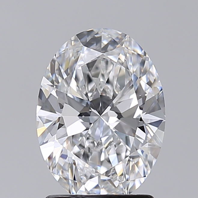 1.75 Carat Oval Shaped, Excellent Cut, D Color, VVS2 Clarity, IGI Certified Lab Grown Diamond