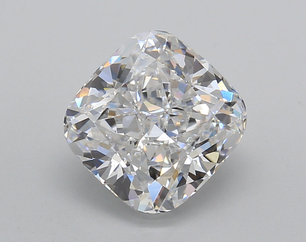 3.52 Carat Cushion Shaped, Excellent Cut, D Color, VS1 Clarity, IGI Certified Lab Grown Diamond