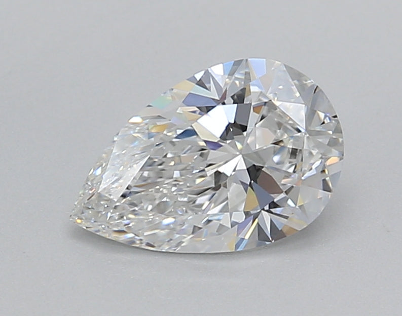 1.02 Carat Pear Shaped, Excellent Cut, D Color, VVS2 Clarity, IGI Certified Lab Grown Diamond