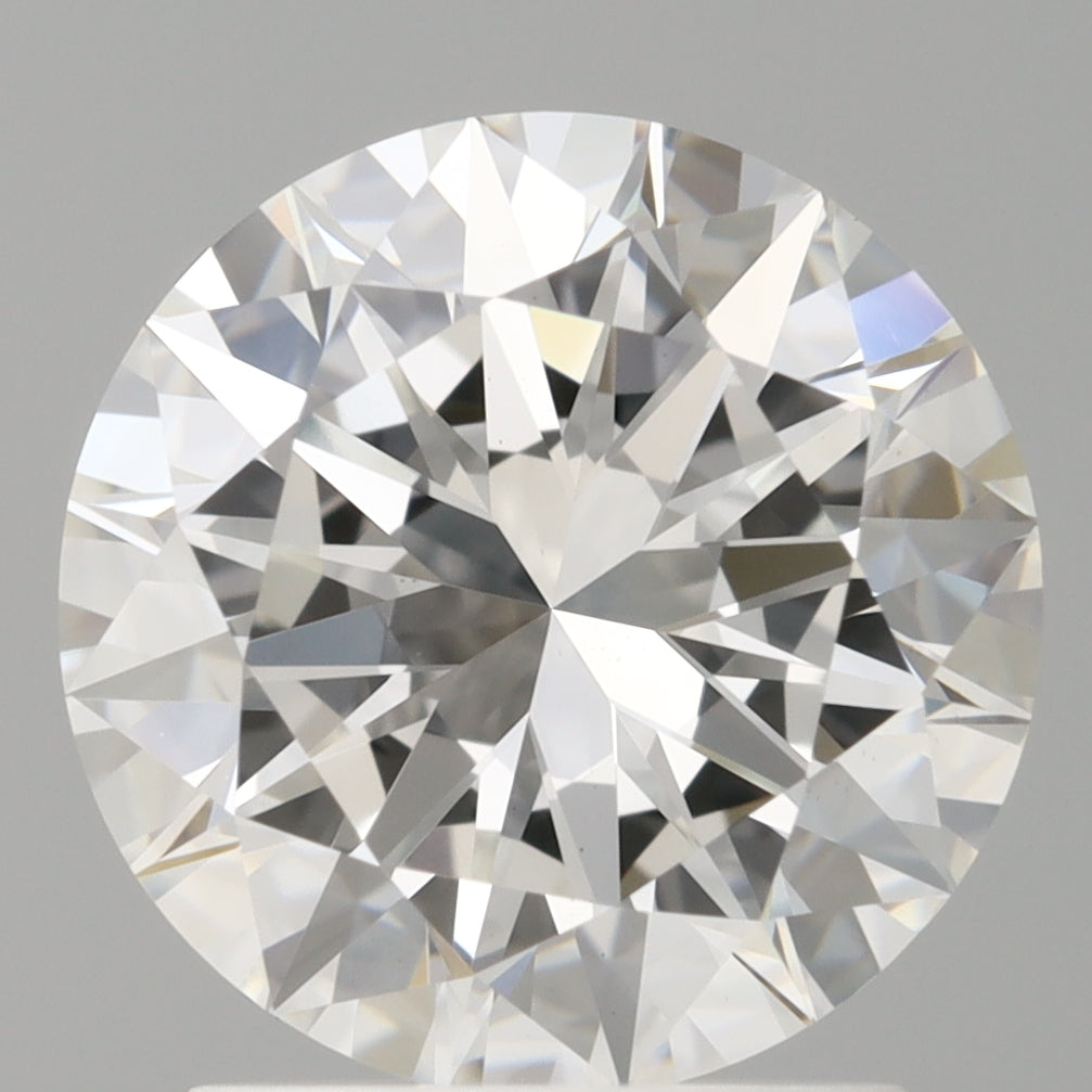 1.98 Carat Round Shaped, Excellent Cut, D Color, VVS2 Clarity, IGI Certified Lab Grown Diamond
