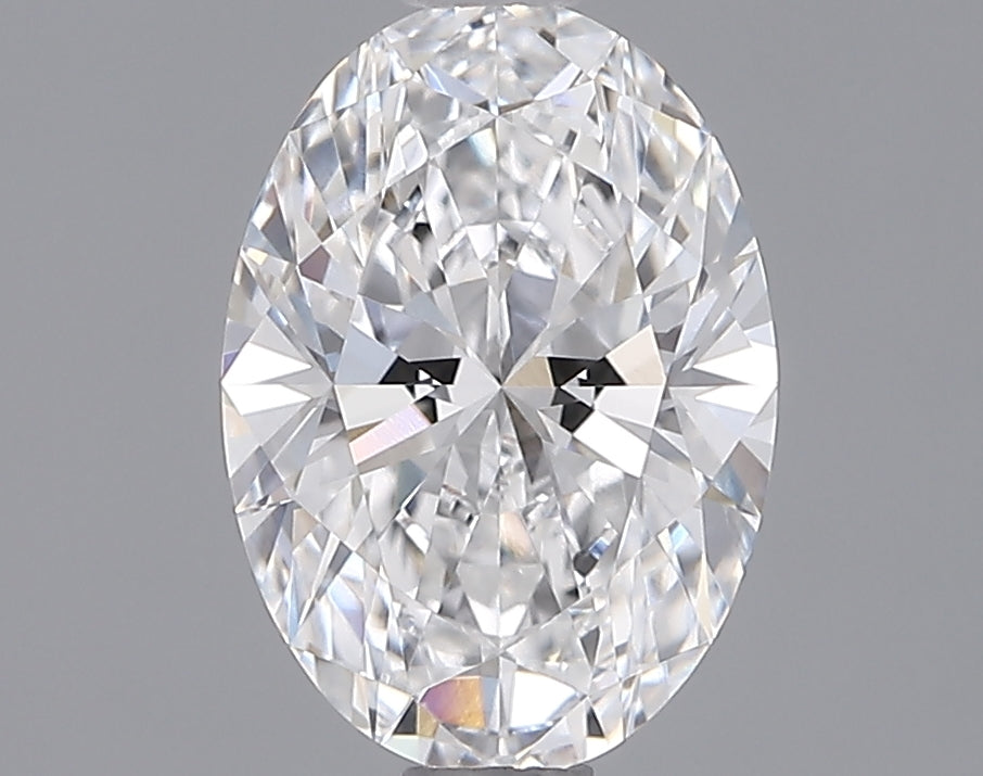 1.34 Carat Oval Shaped, Ideal Cut, D Color, IF Clarity, IGI Certified Lab Grown Diamond