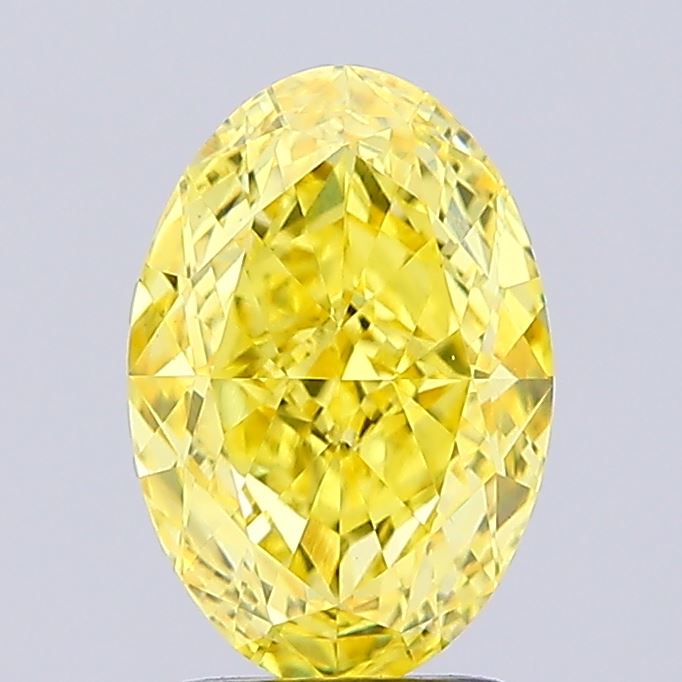 2.58 Carat Oval Shaped, Excellent Cut, VVS2 Clarity, IGI Certified Lab Grown Diamond