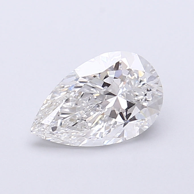 1.00 Carat Pear Shaped, Very Good Cut, E Color, VS1 Clarity, IGI Certified Lab Grown Diamond