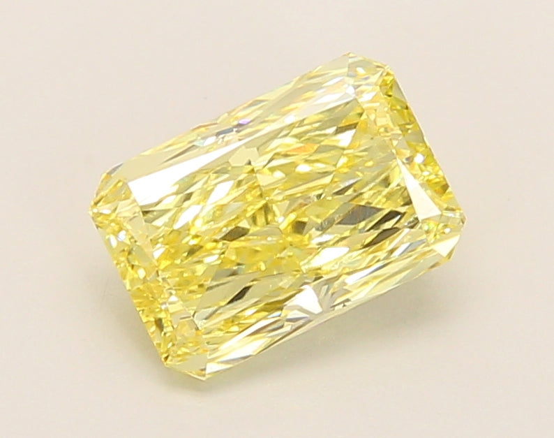 1.55 Carat Radiant Shaped, Ideal Cut, VVS2 Clarity, IGI Certified Lab Grown Diamond