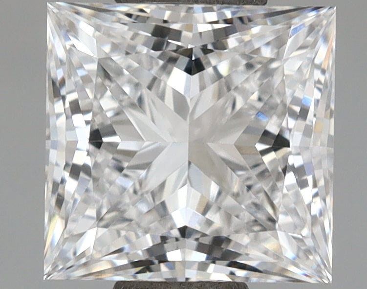 1.10 Carat Princess Shaped, Ideal Cut, D Color, VVS1 Clarity, IGI Certified Lab Grown Diamond