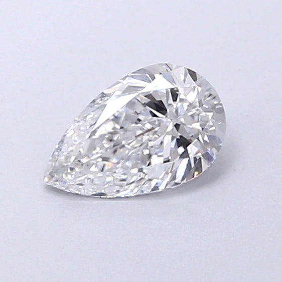 0.36 Carat Pear Shaped, Very Good Cut, D Color, VVS2 Clarity, IGI Certified Lab Grown Diamond