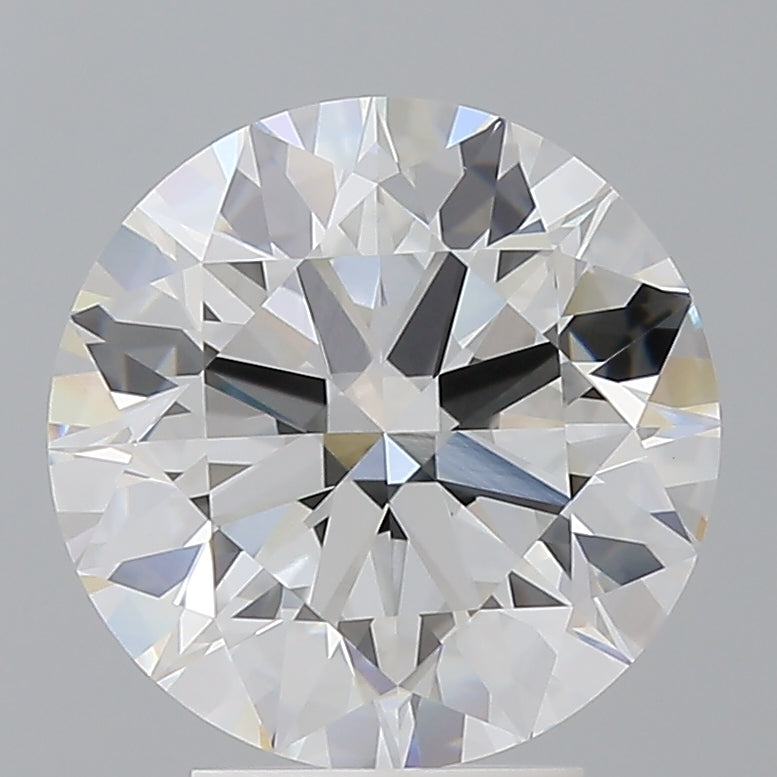4.06 Carat Round Shaped, Ideal Cut, E Color, VVS2 Clarity, IGI Certified Lab Grown Diamond
