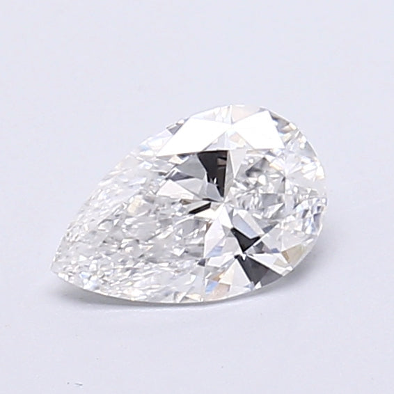 0.44 Carat Pear Shaped, Very Good Cut, D Color, VVS2 Clarity, IGI Certified Lab Grown Diamond