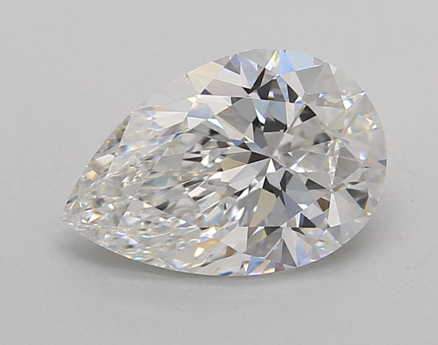 2.02 Carat Pear Shaped, Excellent Cut, E Color, VVS2 Clarity, IGI Certified Lab Grown Diamond