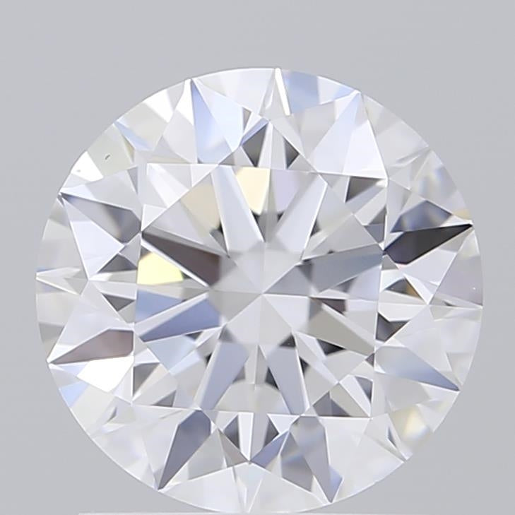 1.56 Carat Round Shaped, Excellent Cut, D Color, VVS2 Clarity, IGI Certified Lab Grown Diamond
