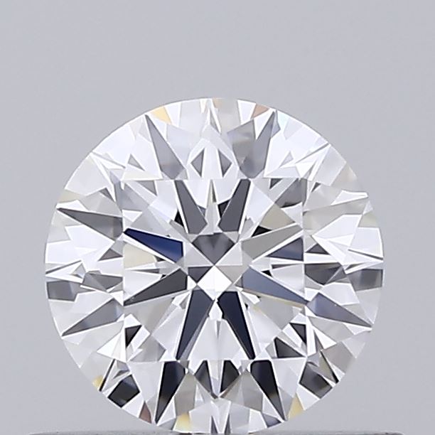 0.53 Carat Round Shaped, Ideal Cut, D Color, VVS2 Clarity, IGI Certified Lab Grown Diamond