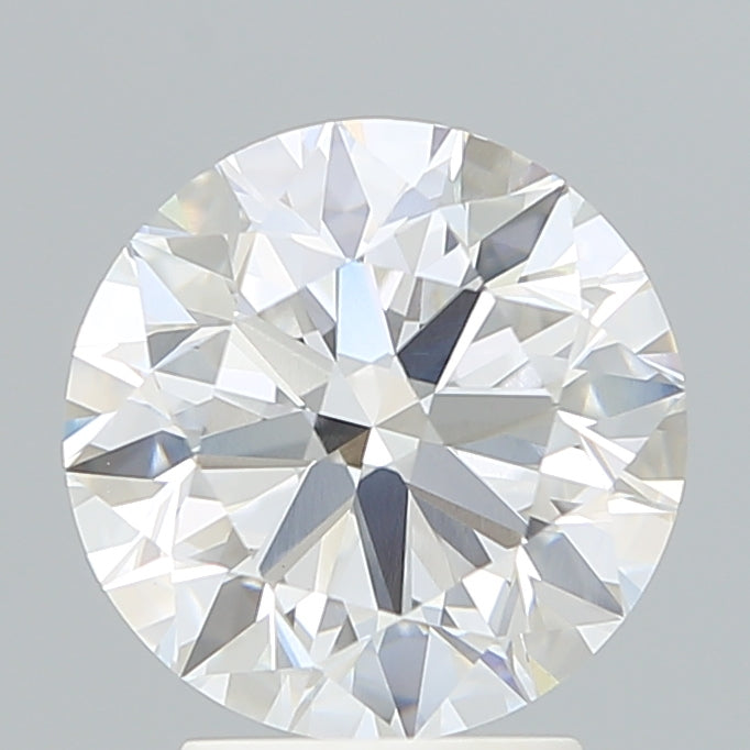 3.16 Carat Round Shaped, Excellent Cut, E Color, VVS2 Clarity, IGI Certified Lab Grown Diamond