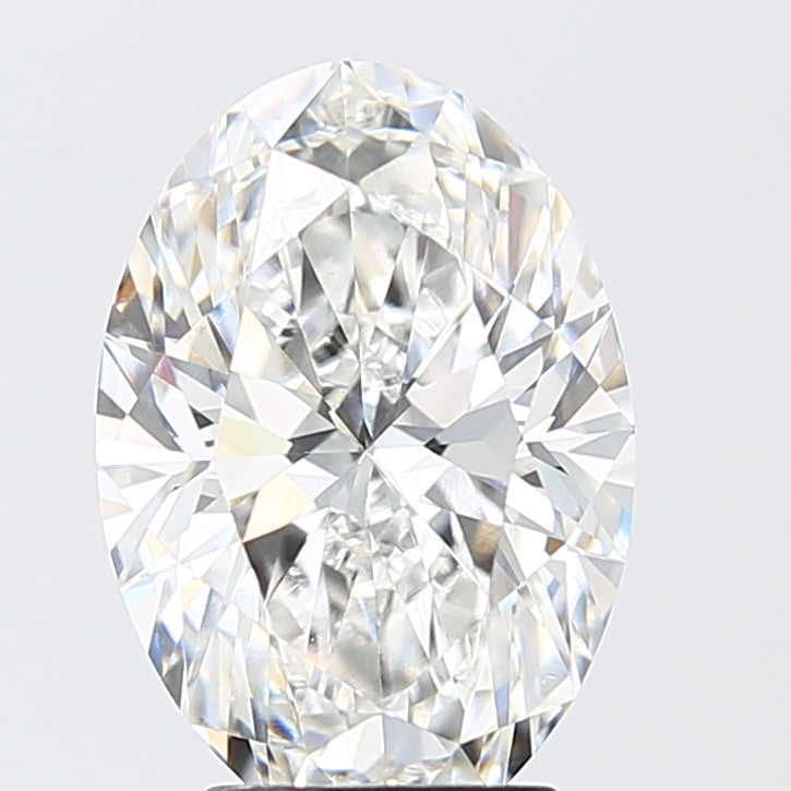 4.09 Carat Oval Shaped, Excellent Cut, E Color, VVS2 Clarity, IGI Certified Lab Grown Diamond