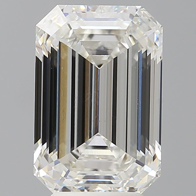 4.59 Carat Emerald Shaped, Ideal Cut, F Color, VS1 Clarity, IGI Certified Lab Grown Diamond