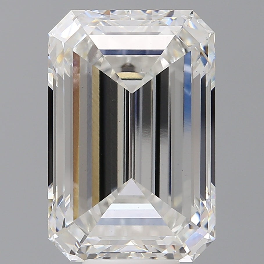 10.58 Carat Emerald Shaped, Excellent Cut, F Color, VVS2 Clarity, IGI Certified Lab Grown Diamond