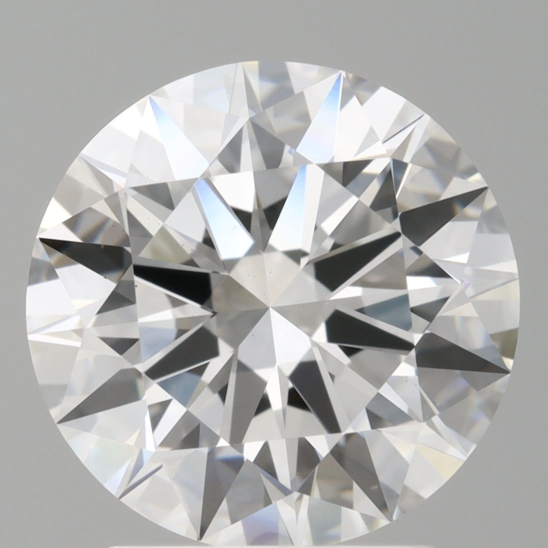 2.54 Carat Round Shaped, Ideal Cut, E Color, VS1 Clarity, IGI Certified Lab Grown Diamond