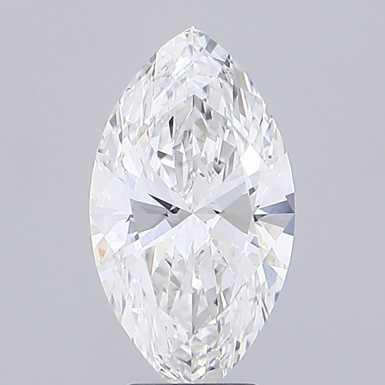 4.02 Carat Marquise Shaped, Ideal Cut, E Color, VS1 Clarity, IGI Certified Lab Grown Diamond