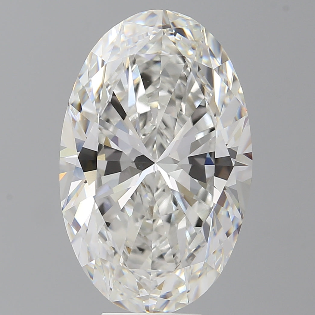 9.08 Carat Oval Shaped, Ideal Cut, F Color, VVS2 Clarity, IGI Certified Lab Grown Diamond
