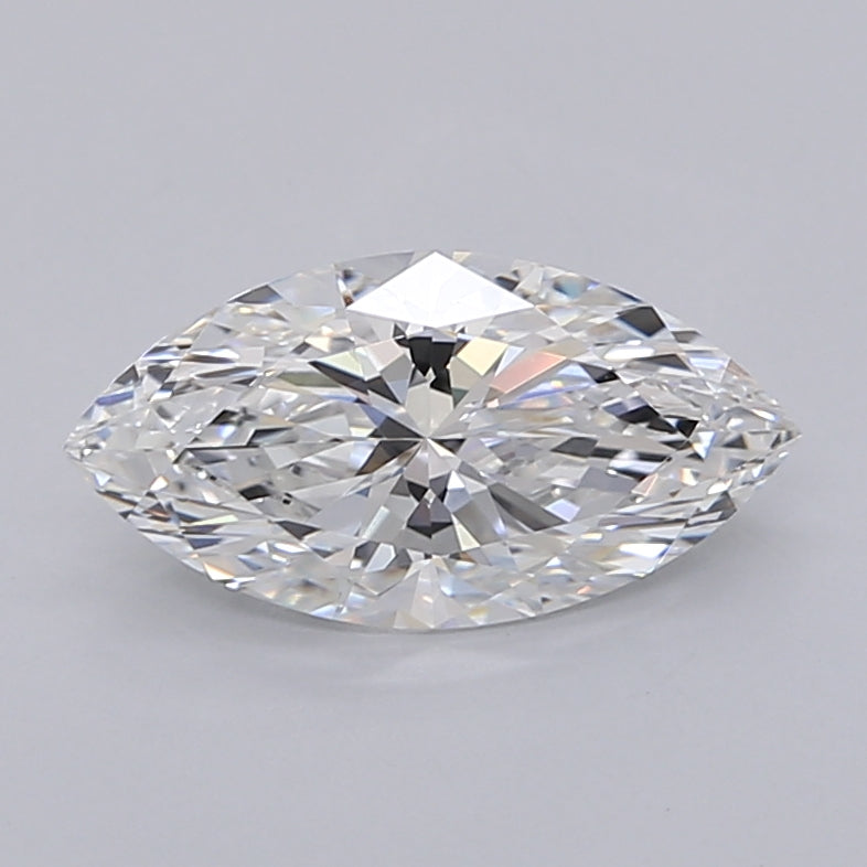 1.53 Carat Marquise Shaped, Ideal Cut, E Color, VVS1 Clarity, IGI Certified Lab Grown Diamond