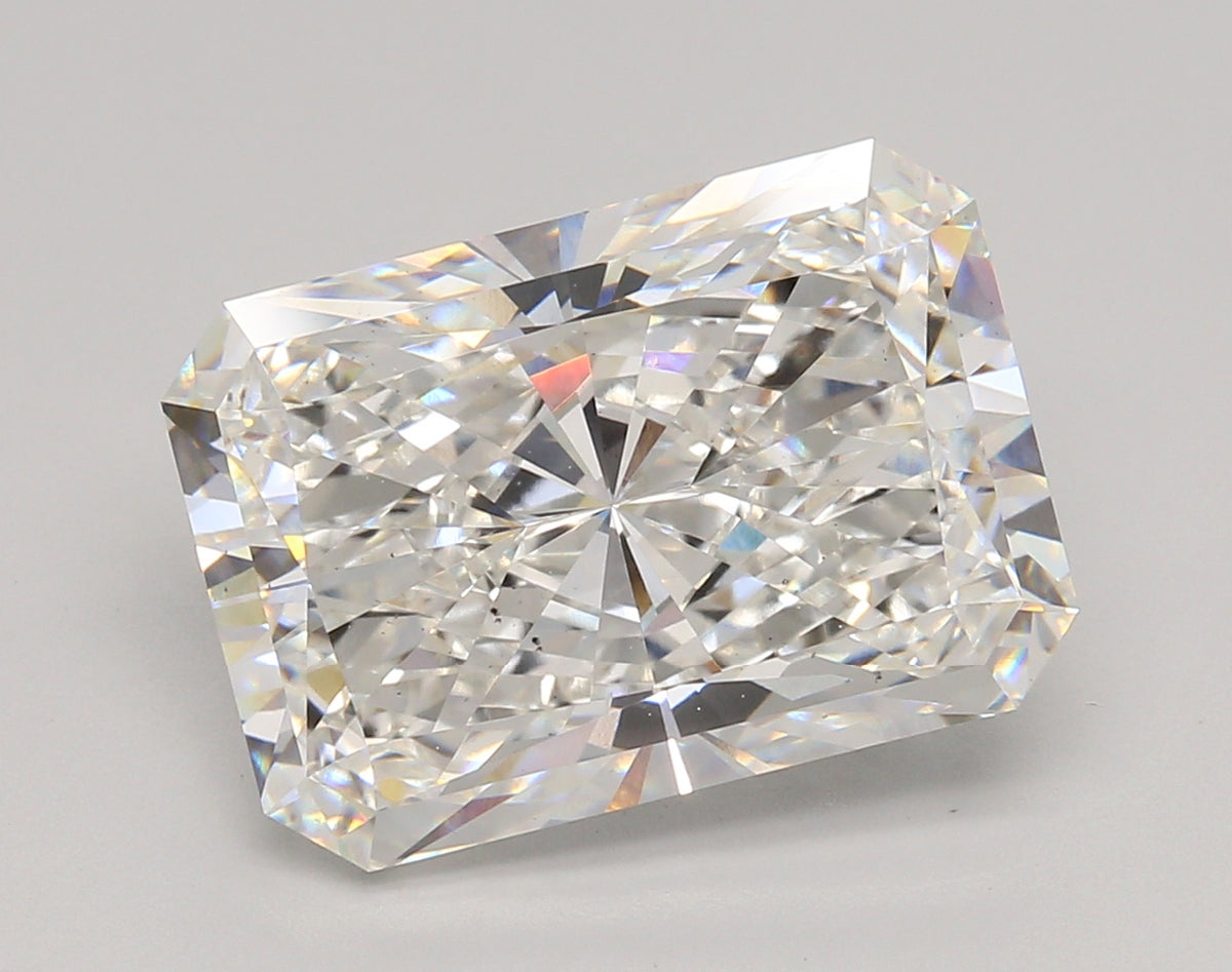8.53 Carat Radiant Shaped, Ideal Cut, E Color, VS2 Clarity, IGI Certified Lab Grown Diamond