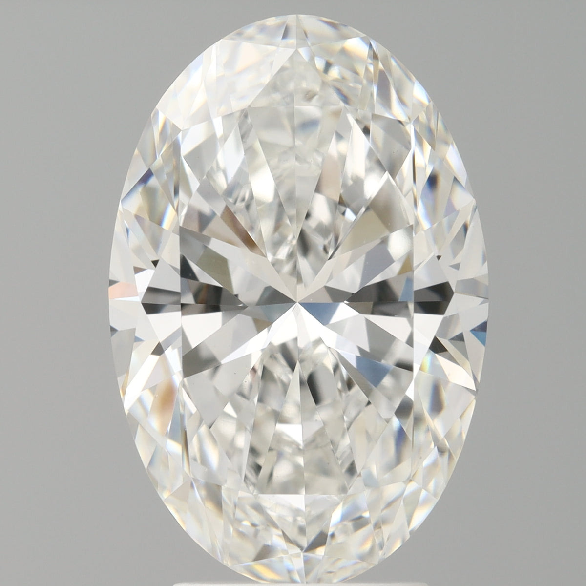 4.08 Carat Oval Shaped, Ideal Cut, F Color, VVS2 Clarity, IGI Certified Lab Grown Diamond