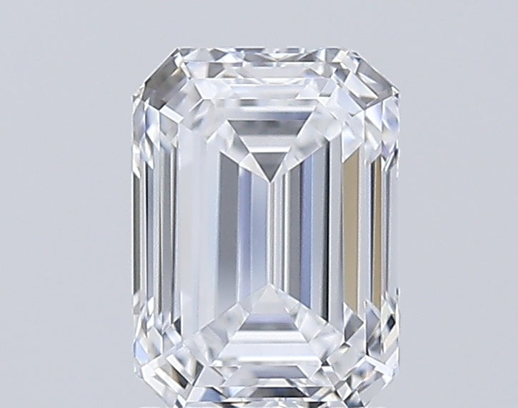 1.70 Carat Emerald Shaped, Ideal Cut, D Color, VVS2 Clarity, IGI Certified Lab Grown Diamond