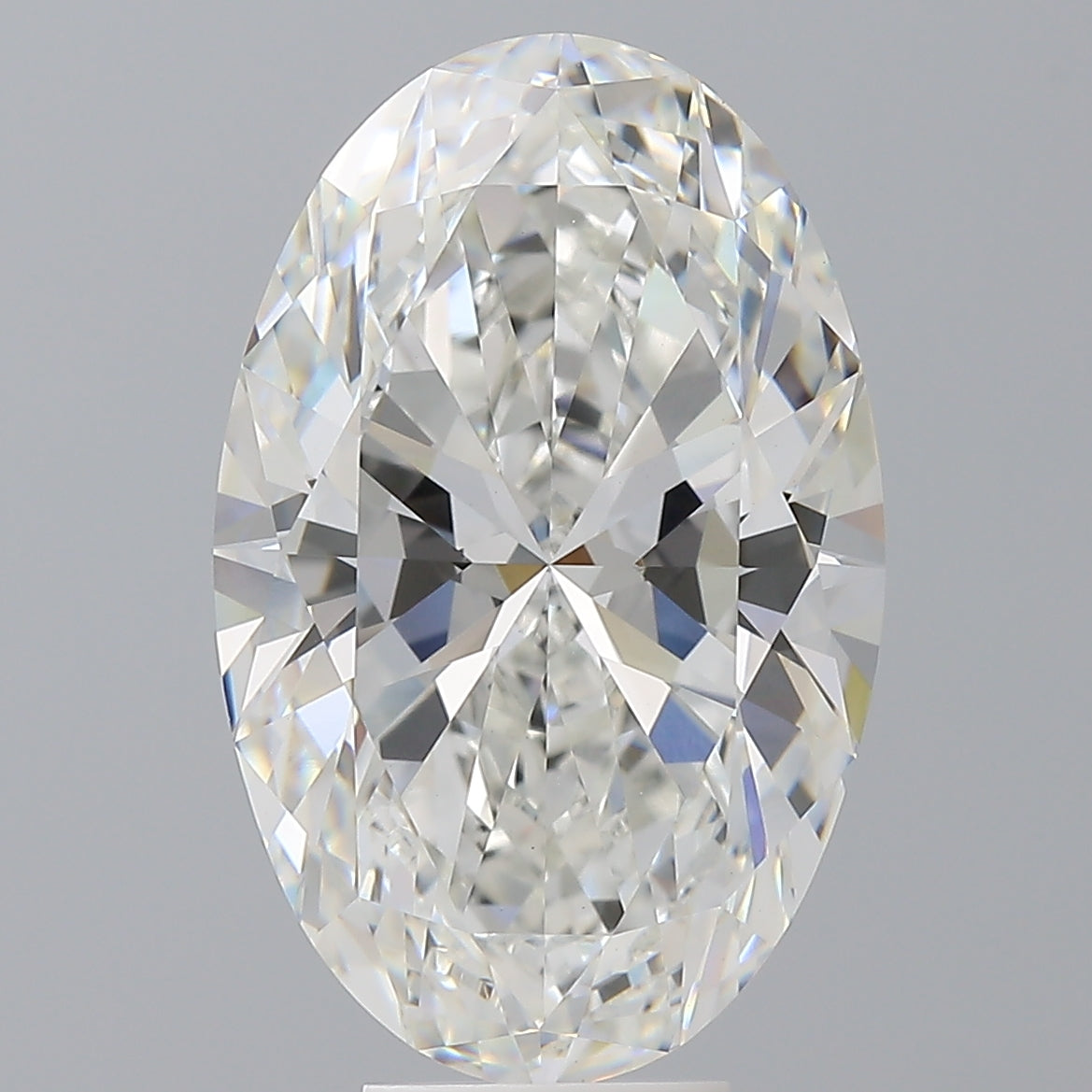 8.08 Carat Oval Shaped, Ideal Cut, F Color, VVS2 Clarity, IGI Certified Lab Grown Diamond