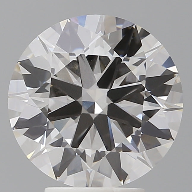 4.09 Carat Round Shaped, Ideal Cut, F Color, VVS2 Clarity, IGI Certified Lab Grown Diamond