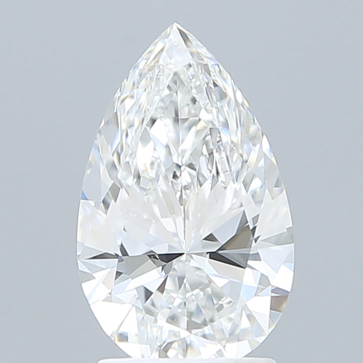 2.08 Carat Pear Shaped, Ideal Cut, E Color, VVS1 Clarity, IGI Certified Lab Grown Diamond