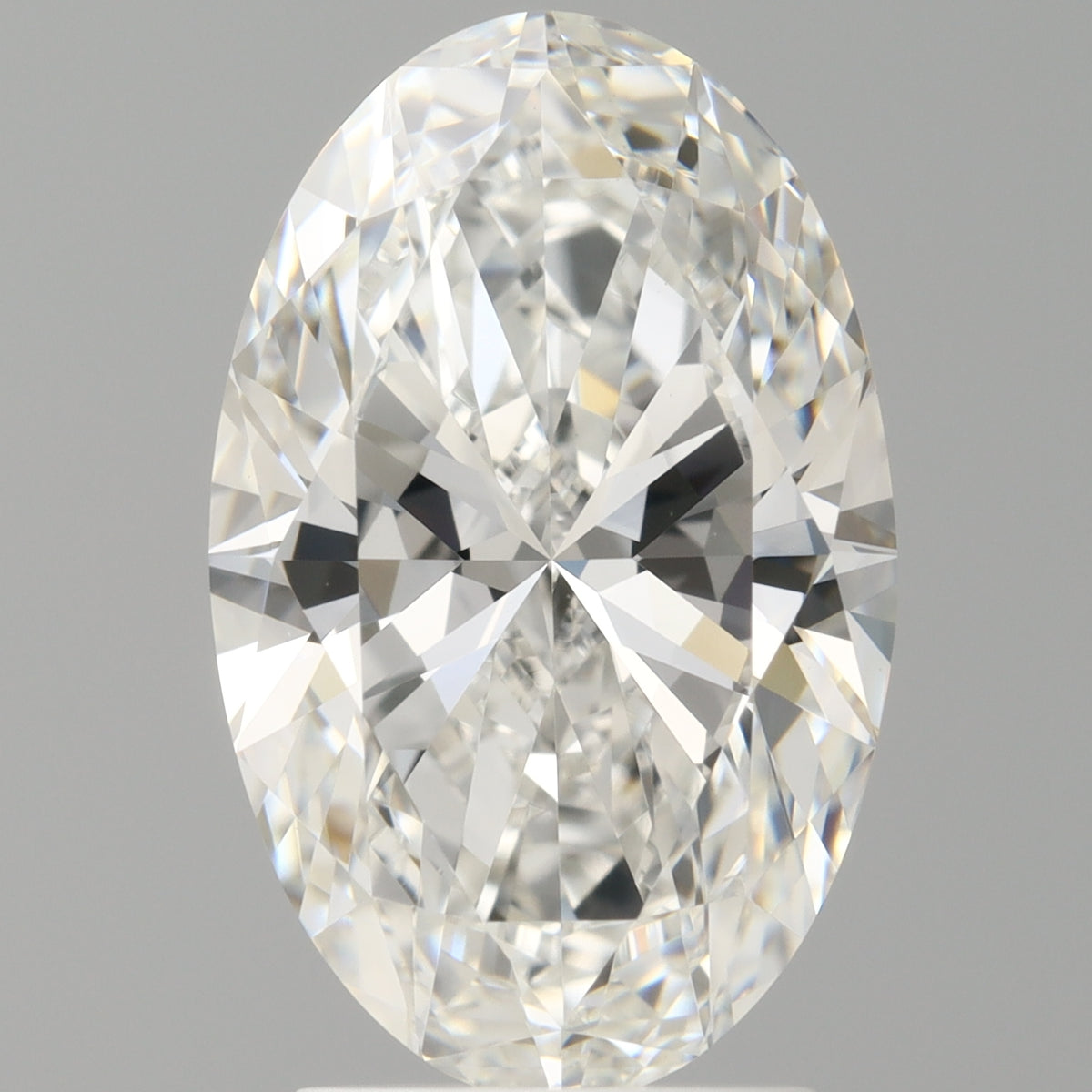 2.99 Carat Oval Shaped, Ideal Cut, F Color, VVS2 Clarity, IGI Certified Lab Grown Diamond